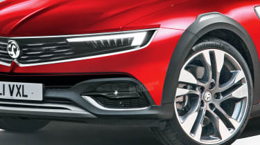 Vauxhall Insignia - front detail (watermarked)