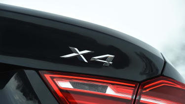 BMW X4 - rear badge