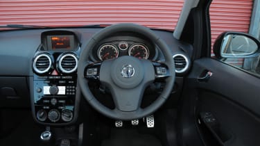 Vauxhall Corsa Black Edition interior