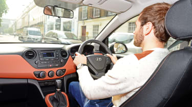 Hyundai i10 long-termer interior