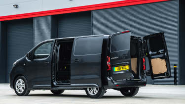 Vauxhall Vivaro Electric Pro - rear doors open