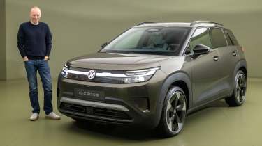 Phil McNamara with the Volkswagen ID. Cross