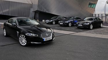 Jaguar XF vs rivals