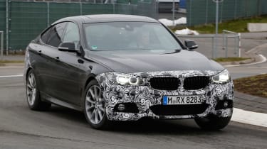 BMW 3 Series GT facelift spied 11