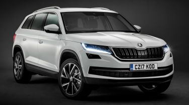 Skoda Kodiaq SUV 2016 - white front quarter