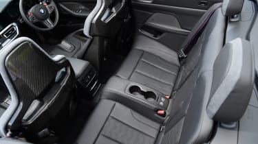 BMW M4 Convertible - rear seats