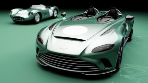 Aston Martin V12 Speedster DBR1 and Aston Martin DBR1 - line-up