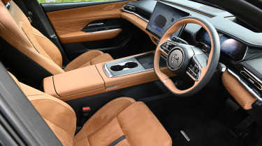 Mazda 6e in the UK - front interior 