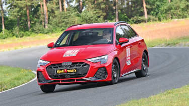 2026 Tyre Test - Audi dry front cornering