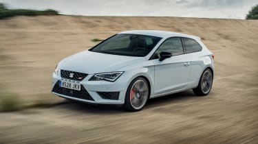 SEAT Leon Cupra 290 review - front tracking