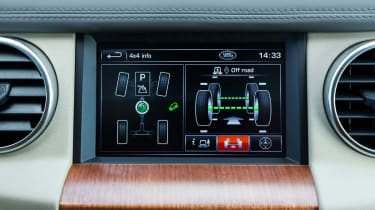 2013 Land Rover Discovery 4 display