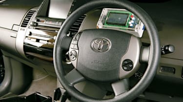 Toyota Prius Amberjac interior