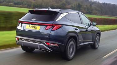 Used Hyundai Tucson Mk4 - rear tracking