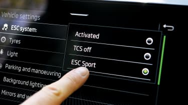 Skoda Fabia 130 - sport mode