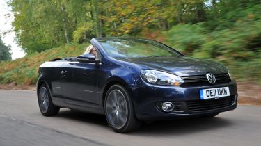 Volkswagen Golf Cabriolet front tracking