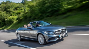 Mercedes C-Class Cabriolet - front driving