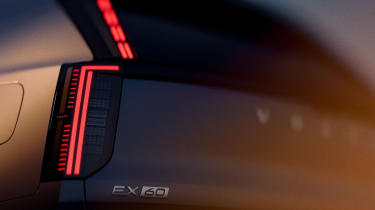 Volvo EX60 - tail light teaser image