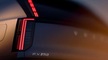 Volvo EX60 - tail light teaser image