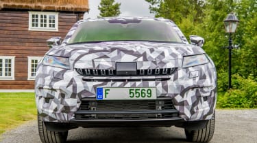 Skoda Kodiaq disguised - front
