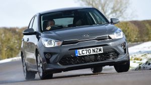 Kia Rio facelift - front cornering