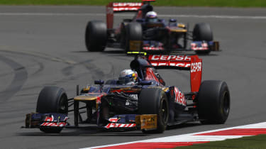 Jean-Eric Vergne and Daniel Ricciardo