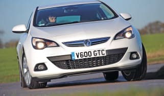 Vauxhall Astra GTC front cornering