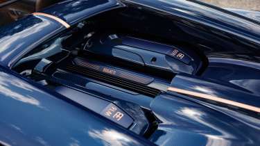Bugatti Mistral - engine bay
