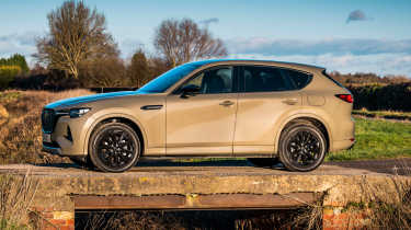 Mazda CX-80 - beige front angled