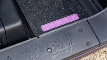 Citroen Ami Buggy Rip Curl - tread plate with floor matt