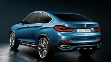 BMW X4 Concept rear three quarter