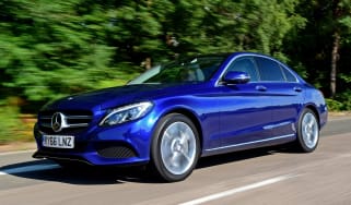 Mercedes C 350e plug-in hybrid - front tracking
