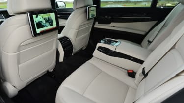 BMW 730Ld rear seats