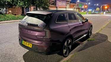 Volvo EX90 Ultra Twin Motor Performance - rear at night
