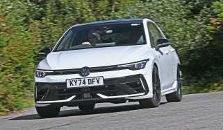 VW Golf R - front cornering