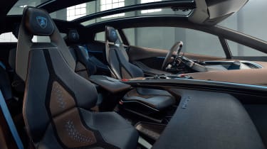 Lamborghini Lanzador concept interior cabin
