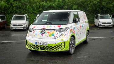 Volkswagen ID.Buzz in &#039;flower power&#039; livery