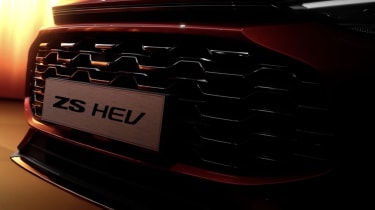 New MG ZS Hybrid teaser - front grille 