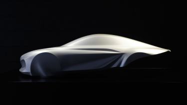 Alpine A110 sculpture - side 3