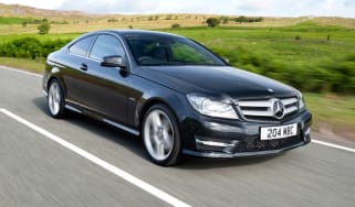 Mercedes C250 CGI Coupe front tracking