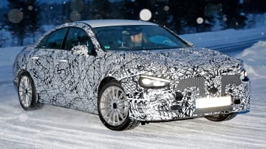 Mercedes CLA spied - front
