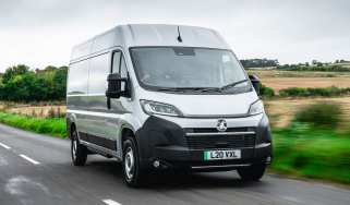 Vauxhall Movano Electric - front tracking
