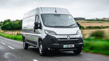 Vauxhall Movano Electric - front tracking