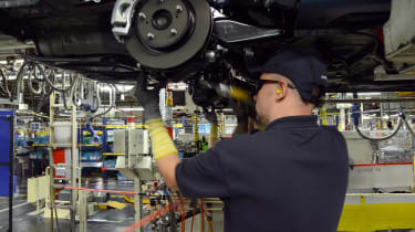 Toyota factory - production line