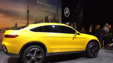 Mercedes GLC Coupe concept - side show pic