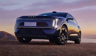 AUDI E7X (black) - front 3/4 static