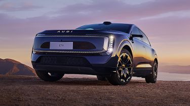 AUDI E7X (black) - front 3/4 static