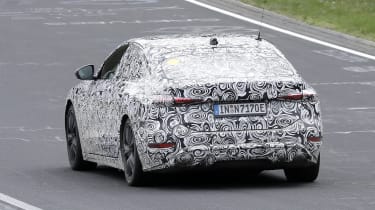 Audi S6 e-tron (camouflaged) - rear action