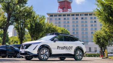 Nissan Pro Pilot self-driving car in Tokyo