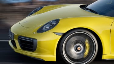 New 2016 Porsche 911 Turbo S nose