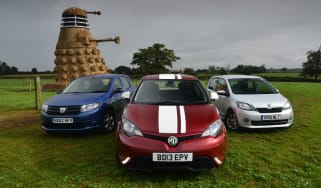 MG3 vs Dacia Sandero and Skoda Citigo